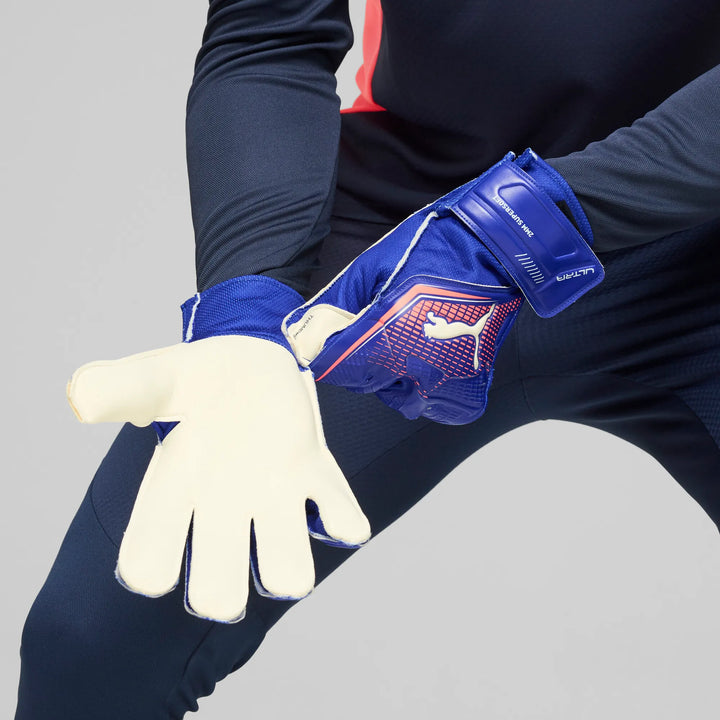 Puma Goal Keeper Gloves - Ultra Play RC  - LAPIS LAZULI/SUNSET