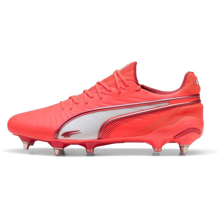 Puma King Ultimate MxSG - GLOWING RED/WHITE/RED FIRE