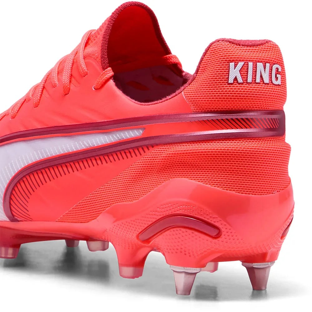 Puma King Ultimate MxSG - GLOWING RED/WHITE/RED FIRE