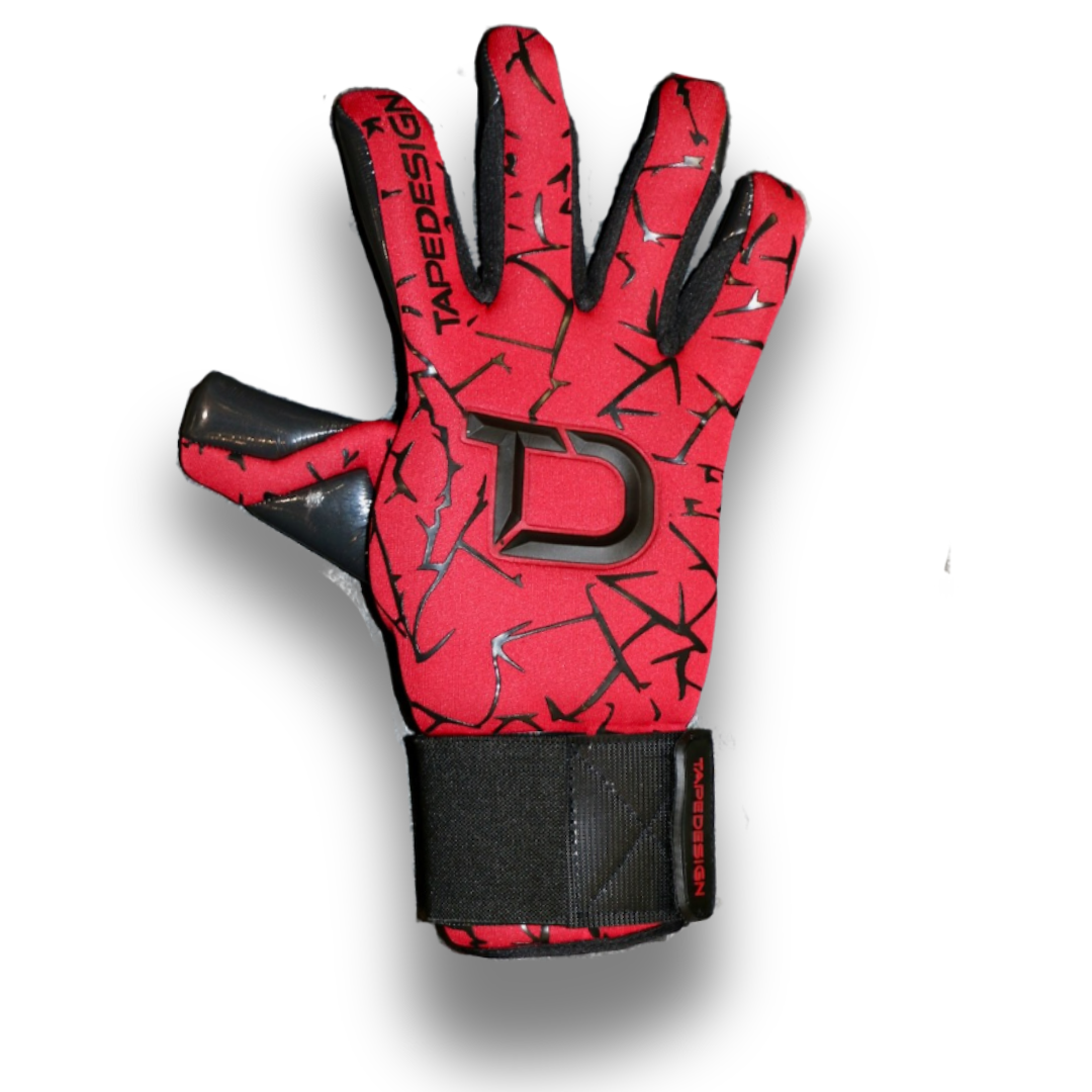 TapeDesign Goal Keeper Gloves -  Phantom Crimson