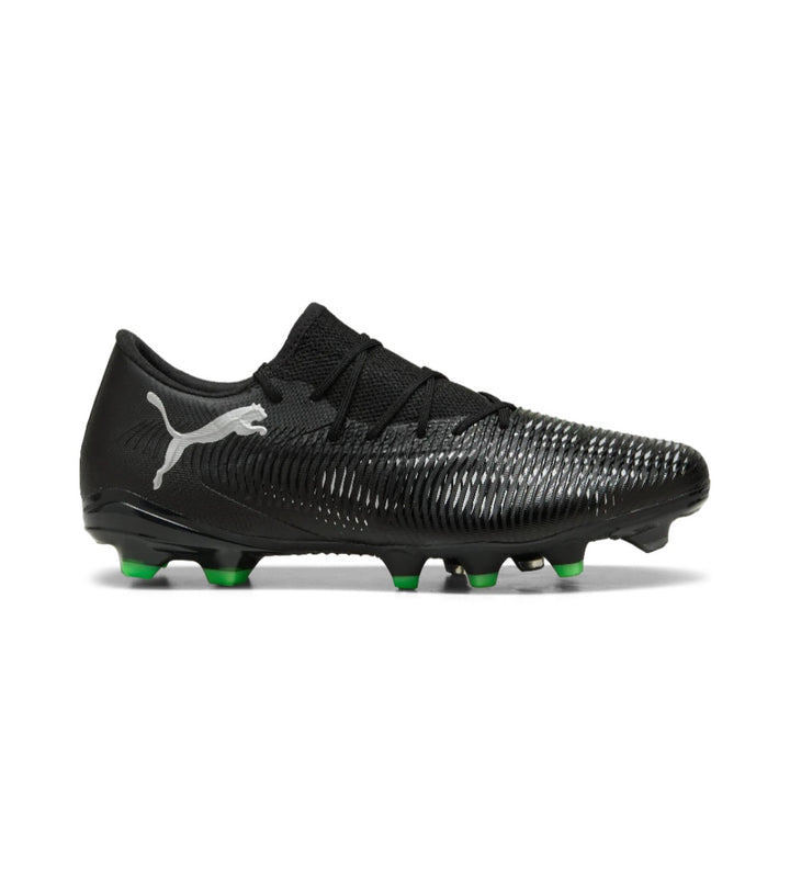 Puma Future 8 Match Low FG/AG - BLACK/SILVER/FLUO GREEN