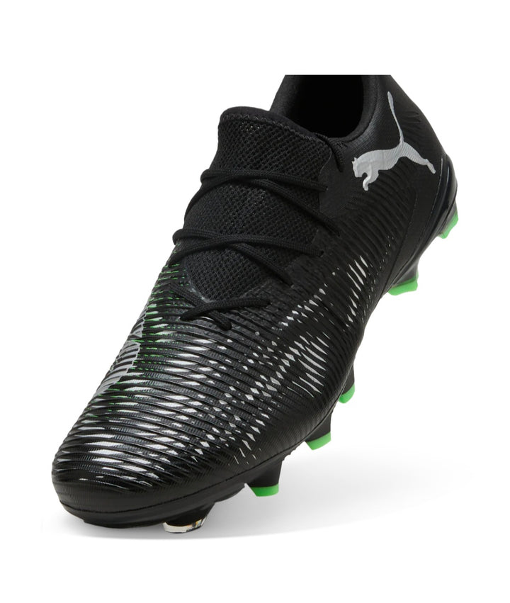 Puma Future 8 Match Low FG/AG - BLACK/SILVER/FLUO GREEN