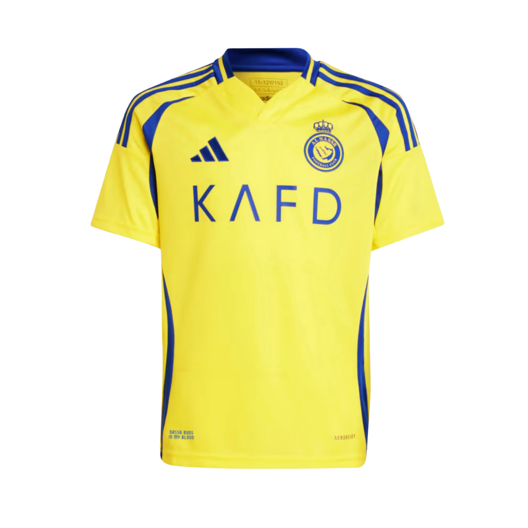 Adidas Al Nassr 24/25 Ronaldo Home Jersey - Kids