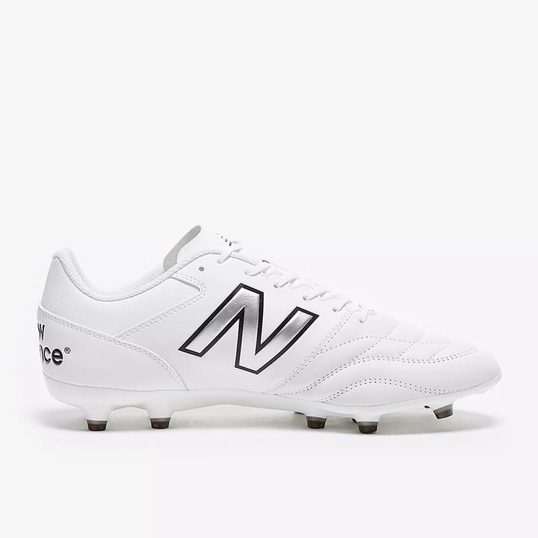 New Balance 442 V2 Team FG Boot - WHITE