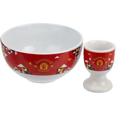 Manchester United Particle Bowl & Egg Cup