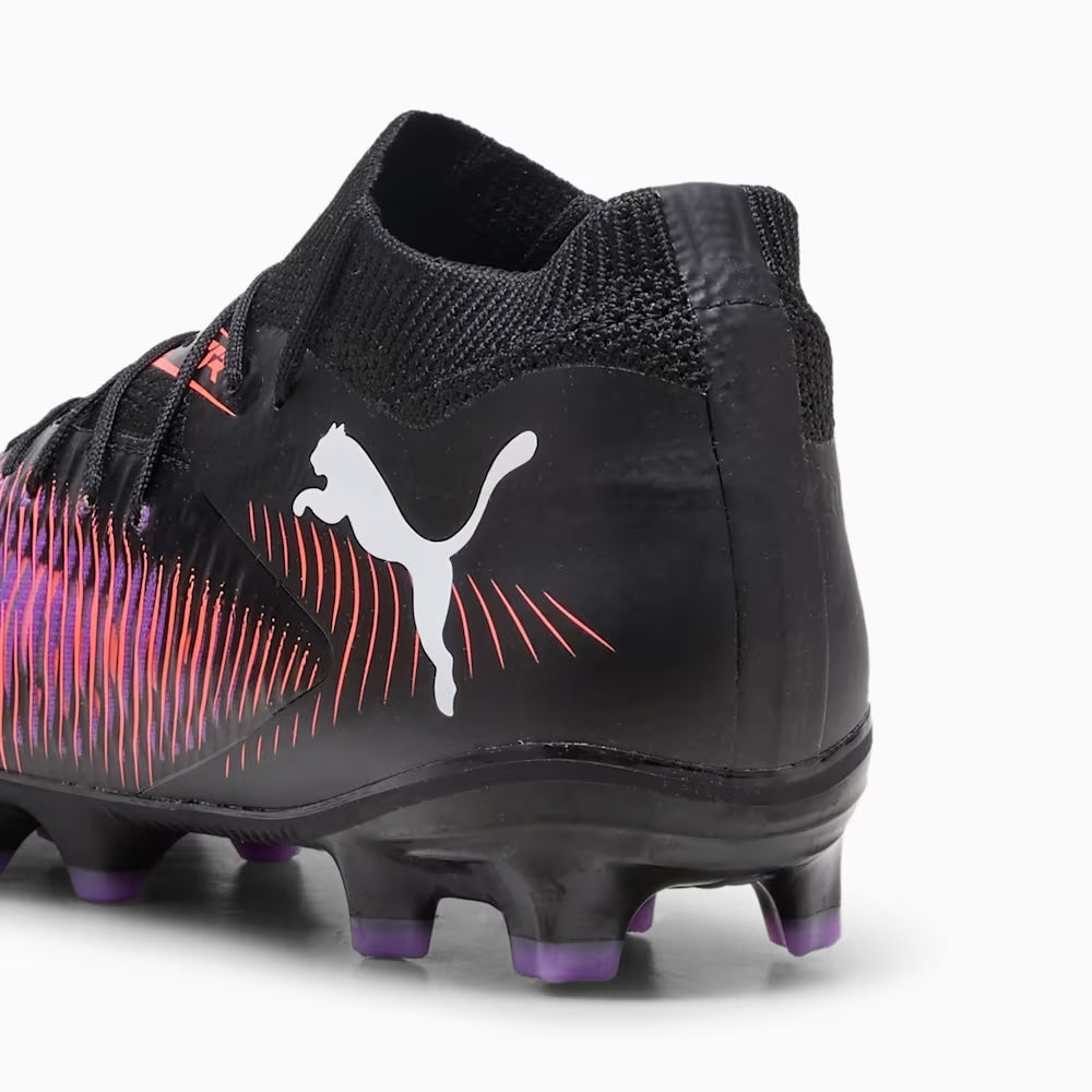 Puma Future 8 Pro FG/AG Junior - BLACK/WHITE/GLOWING-RED