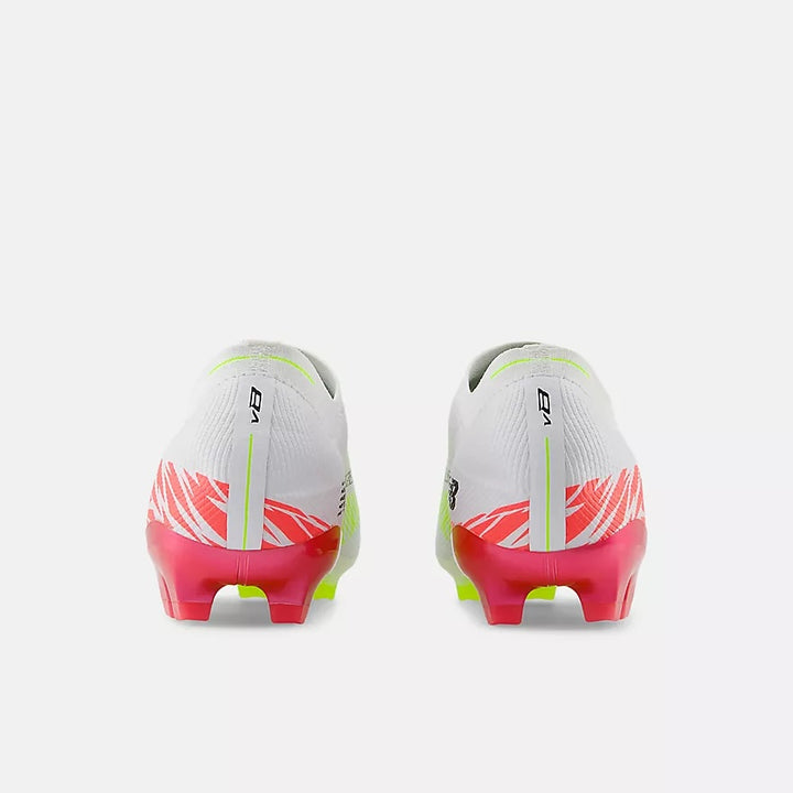 New Balance Furon V8 Elite FG - White / Energy Red/ Hi-Lite