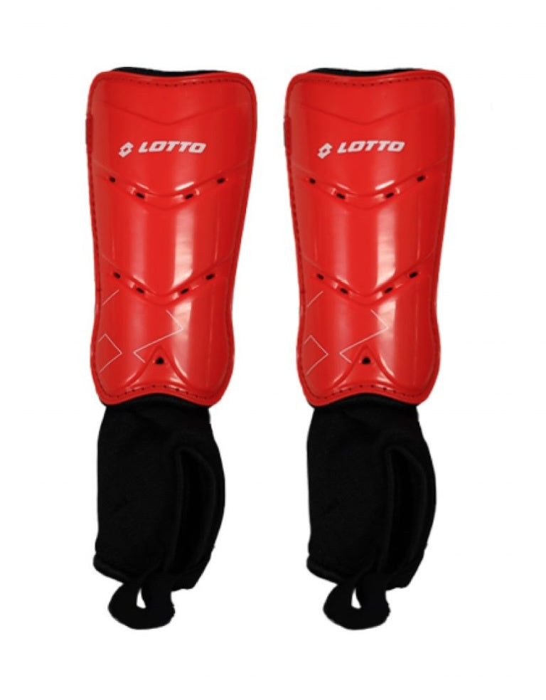 Solista 500 Shin Guard w Ankle - RED/WHITE