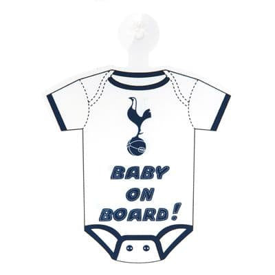 Tottenham Hotspurs Baby On Board Sign