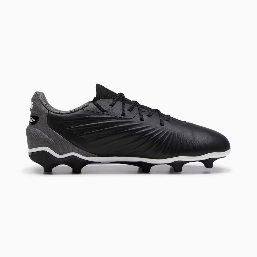 Puma King Match Play FG/AG Jr - WHITE/DARK-GREY