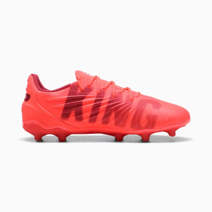 Puma King Match FG/AG Junior - GLOWING-RED/WHITE/RED-FIRE