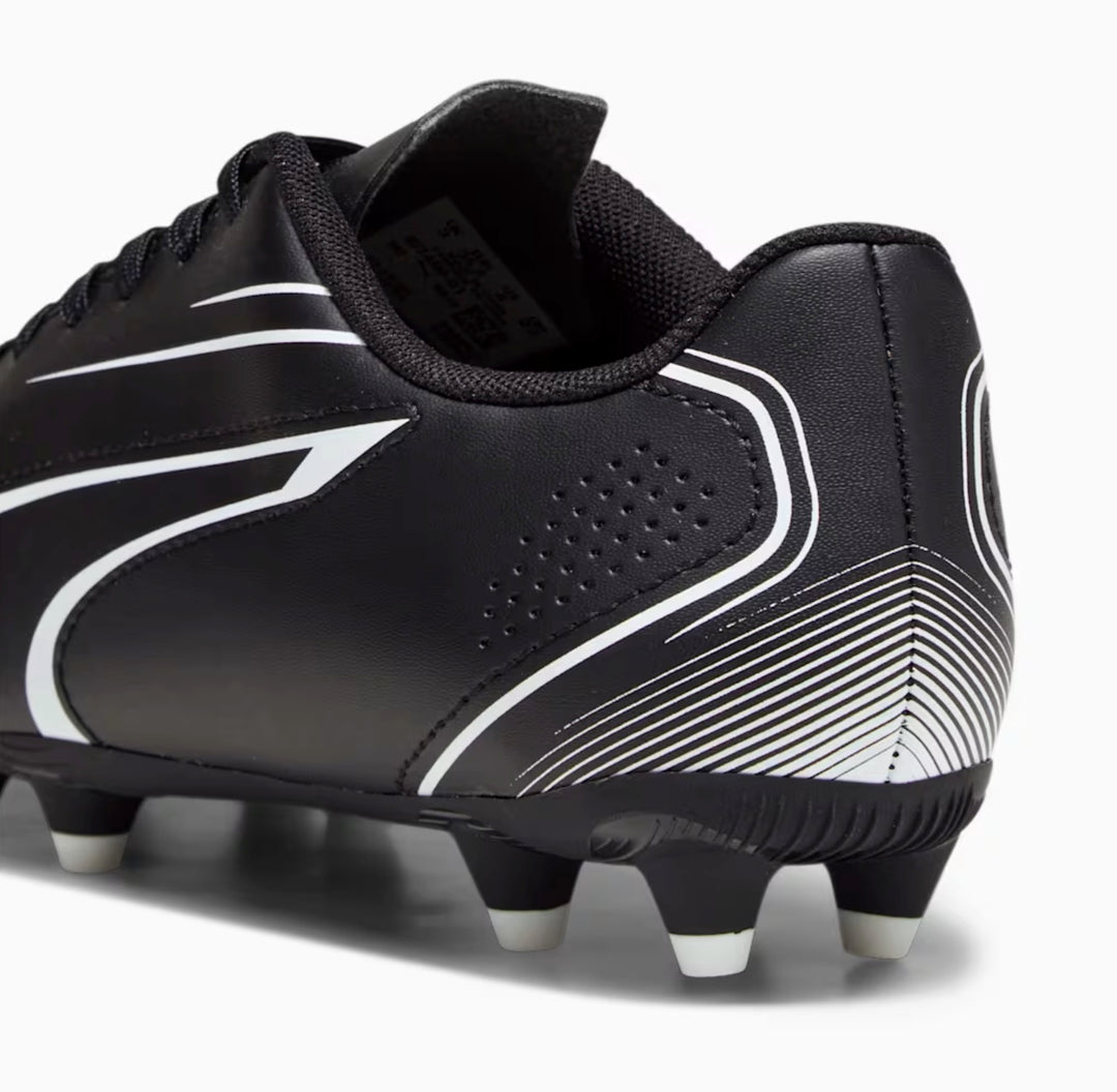 Puma Vitoria FG/AG Junior - BLACK/WHITE