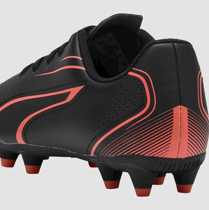 Puma Vitoria FG/AG Junior - BLACK/GLOWING-RED