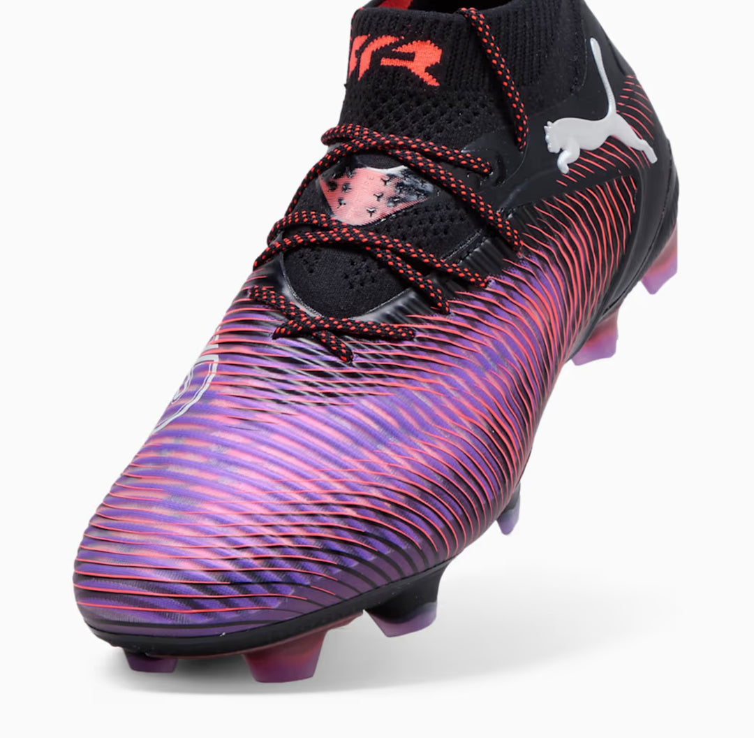 Puma Future 8 Ultimate FG Women's Boots - PUMA BLACK/PUMA WHITE/GLOWING RED