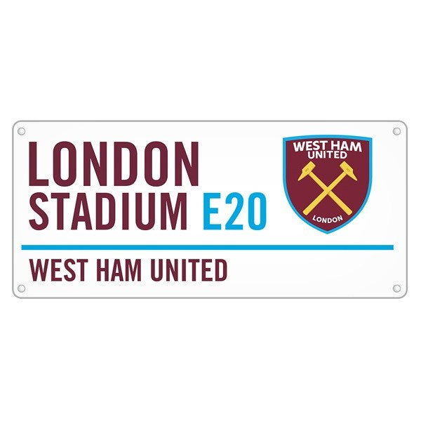 West Ham Metal Street Sign