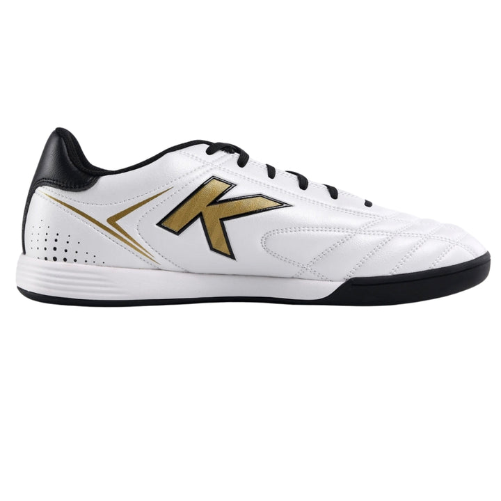 Kelme Futsal Shoe - K-Fighting - WHITE/BLACK