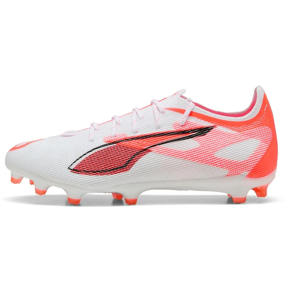 Puma Ultra 5 Pro FG/AG - WHITE/BLACK/GLOWING-RED